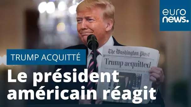 Acquittement : Donald Trump remercie ses partisans et fustige ses opposants