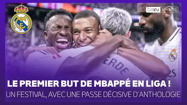 Kylian Mbappé ouvre son compteur buts en championnat avec le Real Madrid ! Un but SOMPTUEUX !