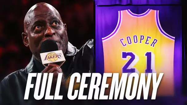 Michael Cooper's FULL Lakers Jersey Retirement Ceremony