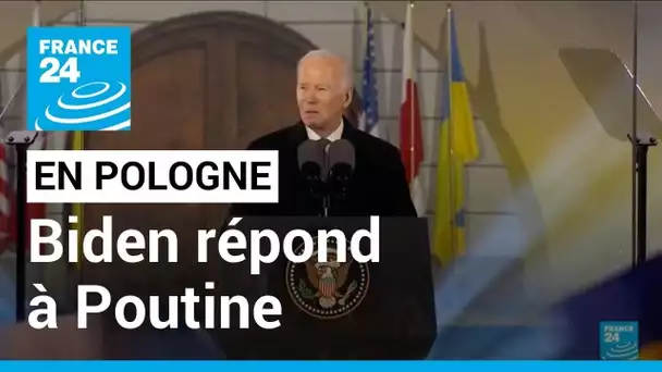 Biden répond à Poutine en Pologne : "les Polonais n'ont jamais cru à une défense européenne"