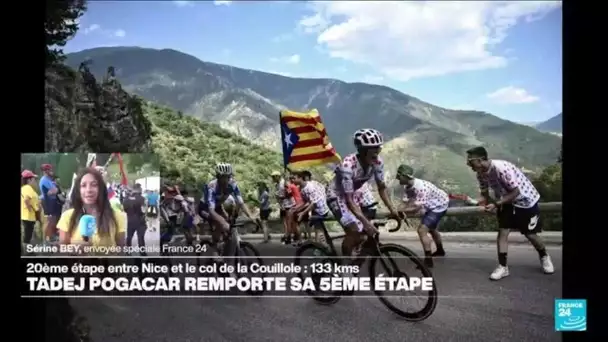 Tour de France 2024 : Tadej Pogacar remporte sa cinquième victoire d'étape • FRANCE 24