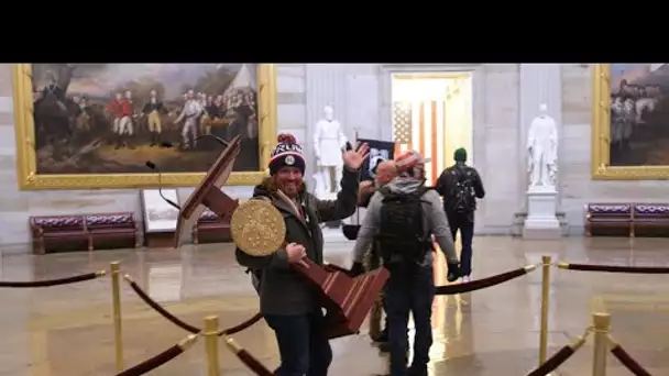 RETOUR EN IMAGES du Capitole envahi par des partisans de Donald Trump