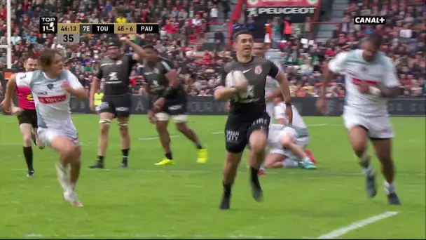 Top 14 - 24ème Journée - Toulouse / Pau : L'essai de Ramos face à Pau