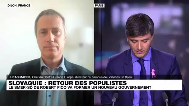 La montée des populistes est "liée à des évolutions internes en Slovaquie", affirme Lukas Macek