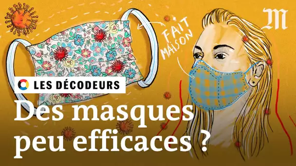 Coronavirus : les masques faits maison sont-ils efficaces ?