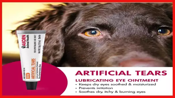 Akorn Artificial Tears | Soothes Dry & Irritated Eyes in Cats and Dogs | Veterinary-Approved Eye