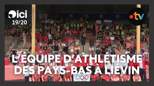 Jeux olympiques de Paris 2024 : l'équipe d'athlétisme des Pays-Bas en entrainement à Liévin.