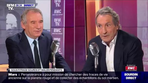 François Bayrou face à Jean-Jacques Bourdin sur RMC et BFMTV