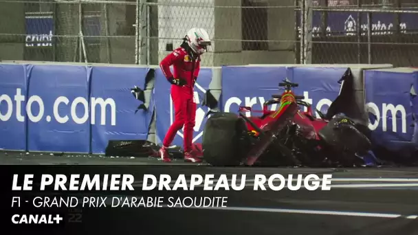 Le premier crash en Arabie Saoudite pour Charles Leclerc