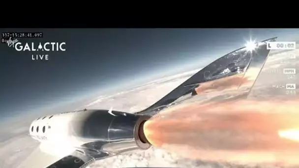 Le premier vol spatial commercial de Virgin Galactic a atteint l'espace