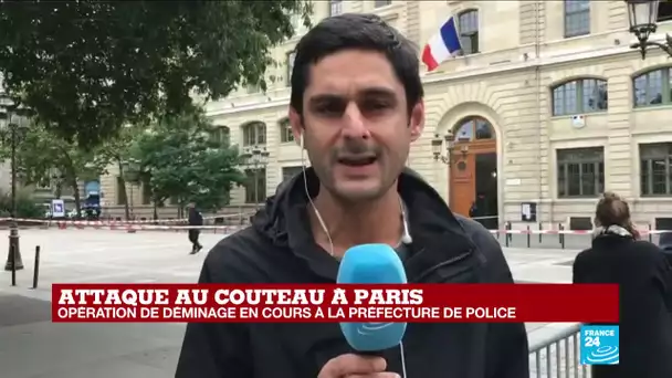 Attaque au couteau à la préfecture de Paris : "Le périmètre est bouclé"