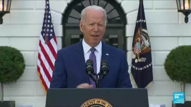 Pour la fête nationale, Joe Biden célèbre le "retour de l'Amérique" • FRANCE 24