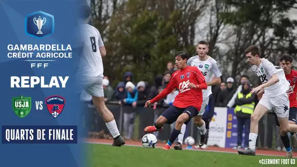 Quarts I USJA Carquefou-Clermont Foot 63 U18 en direct (14h50) I Coupe Gambardella-CA 2022-2023