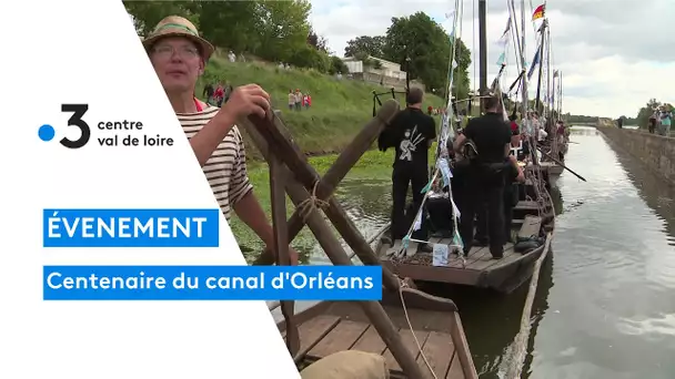 Patrimoine : fête des 100 ans de l'extension du Canal d'Orléans avec démonstration de halage