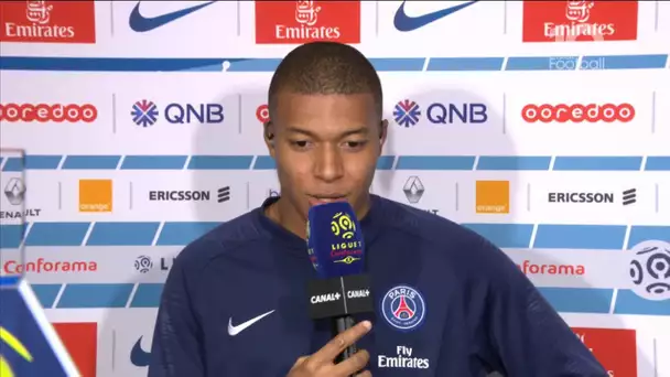 PSG / OL - La réaction de Kylian Mbappé