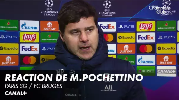 La réaction de Mauricio Pochettino - Paris SG / FC Bruges