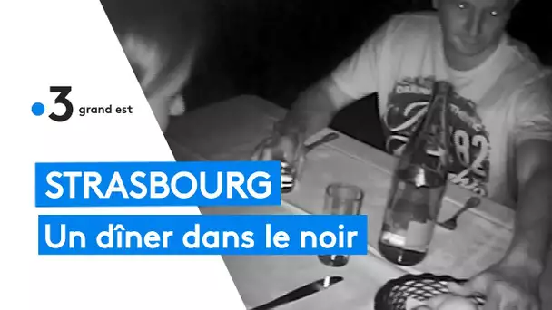 Concept : un dîner dans le noir complet à Strasbourg