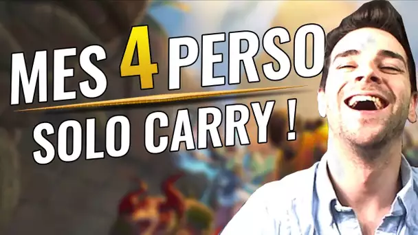 MES 4 PERSO OP POUR CARRY SOLO (JEU GRATUIT) ! Best Of Paladins Gameplay FR