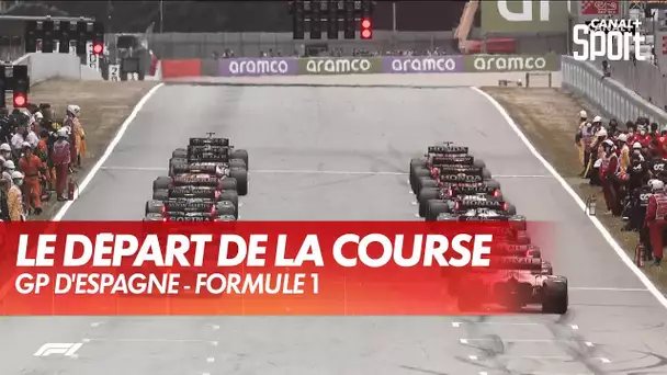 Le départ de la course - GP d'Espagne