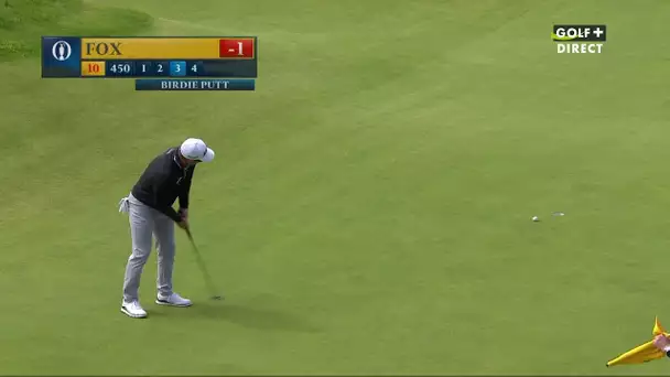 The Open 2019 : Joli putt pour birdie de Ryan Fox sur le 10