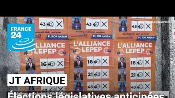 Elections législatives anticipées à l'île Maurice • FRANCE 24