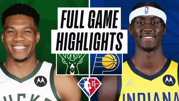 BUCKS at PACERS | FULL GAME HIGHLIGHTS | November 28, 2021