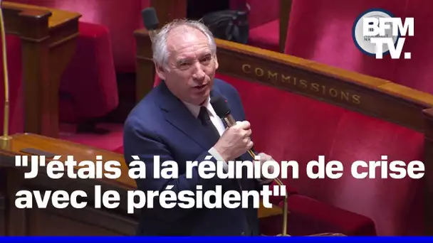 Les premiers pas de François Bayrou à l'Assemblée nationale