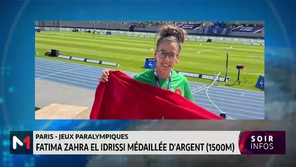 Jeux Paralympiques - Paris 2024 : Fatima Zahra El Idrissi décroche la médaille d´argent du 1500 m