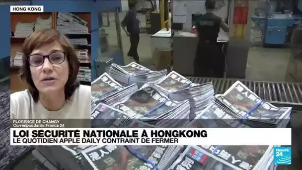 Hong Kong : le quotidien Apple Daily, "journal militant", contraint de fermer