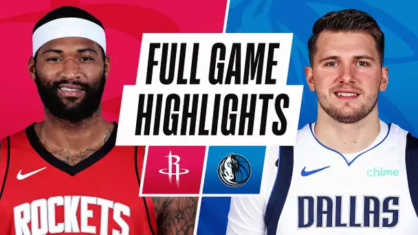 ROCKETS at MAVERICKS | FULL GAME HIGHLIGHTS | January 23, 2021