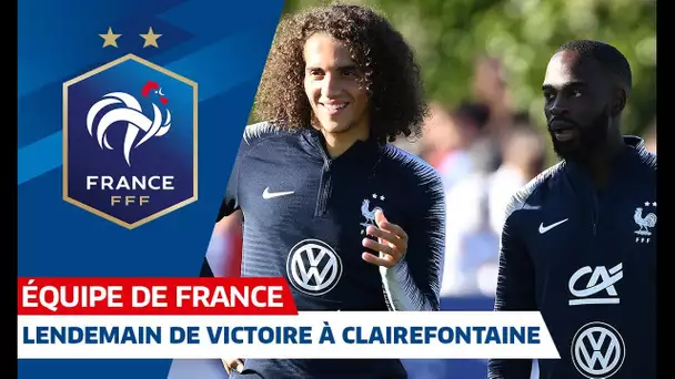 Lendemain de victoire à Clairefontaine, Equipe de France I FFF 2019