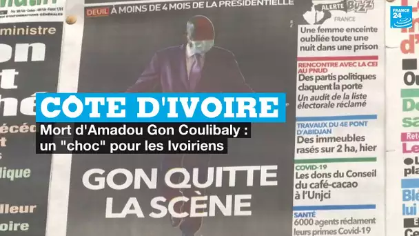 Mort du Premier ministre Amadou Gon Coulibaly : "Un choc pour les Ivoiriens"