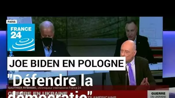 Biden devant les soldats en Pologne : "vous êtes là pour défendre la démocratie contre l'autocratie"