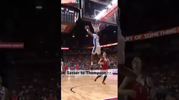 INSANE Ausar Thompson Alley-Oop Slam off the Marcus Sasser Lob! 🔥 | #Shorts