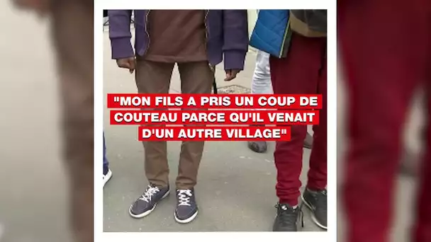 "Mon fils a pris un coup de couteau parce qu'il venait d'un autre village"