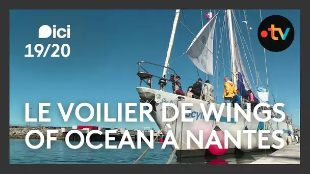 Scylla, voilier de  Wings of the Ocean, est à Nantes, le public est le bienvenu à bord jusqu'au 9/10