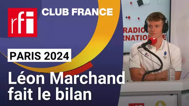 Paris 2024 : Léon Marchand, la star des JO sur RFI • RFI