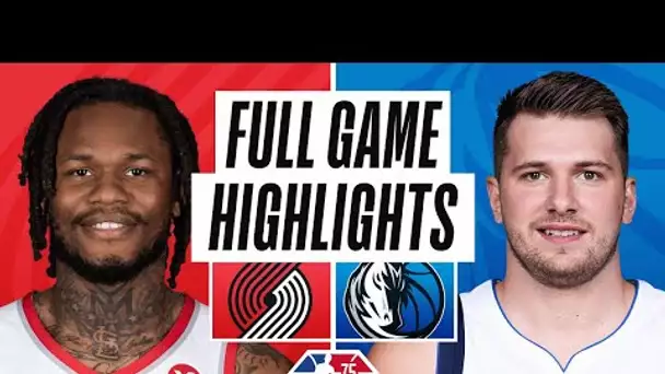 TRAIL BLAZERS at MAVERICKS | FULL GAME HIGHLIGHTS | April 8, 2022