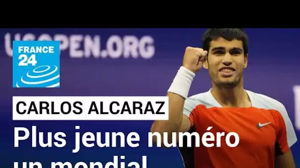 Carlos Alcaraz, vainqueur de l'US Open, devient le plus jeune numéro 1 mondial du tennis