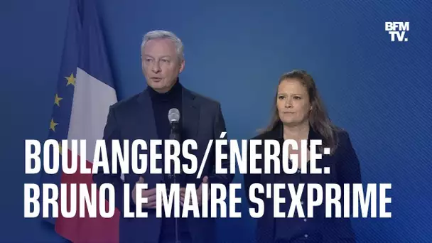 Colère des boulangers: les réponses de Bruno Le Maire face à la hausse des prix de l'énergie