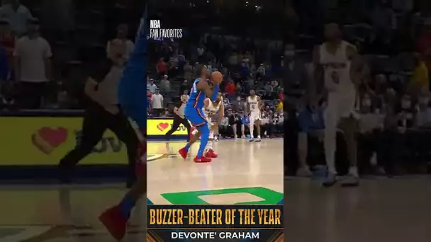 BUZZER-BEATER OF THE YEAR