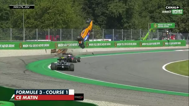 F3 - Impressionnant crash d'Alex Peroni