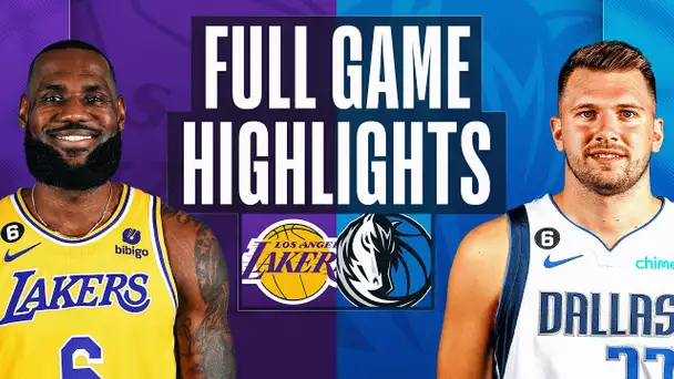 LAKERS at MAVERICKS | FULL GAME HIGHLIGHTS | December 25, 2022