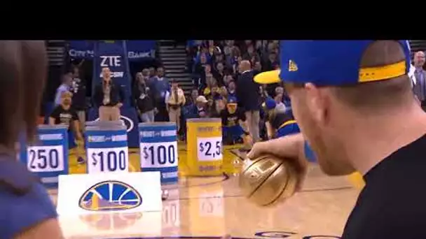 Steph Curry $5,000.00 Incredible Assist to Fan 😂