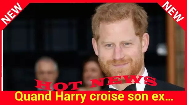 Quand Harry croise son ex… pendant que Meghan défait les cartons