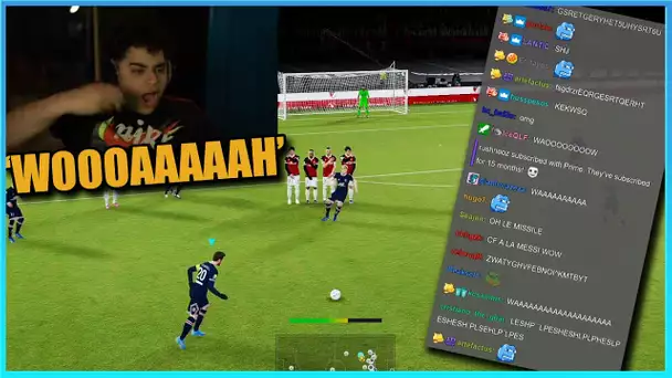 LE COUP FRANC INCROYABLE DE KAMETO SUR EFOOTBALL (Avec le Chat)