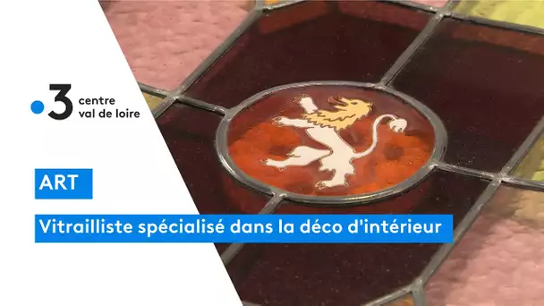 Tours : un vitrailliste spécialiste de la décoration d'intérieur