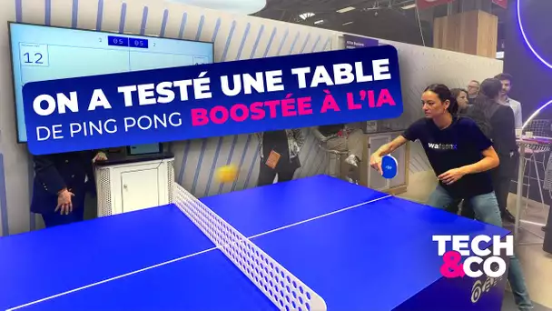 Cette table de ping-pong dopée à l'IA peut révolutionner son sport