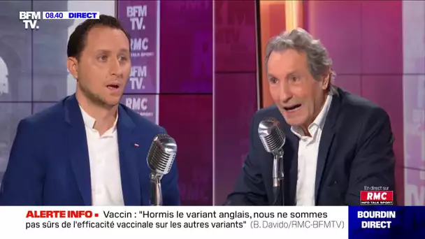 Benjamin Davido face à Jean-Jacques Bourdin en direct