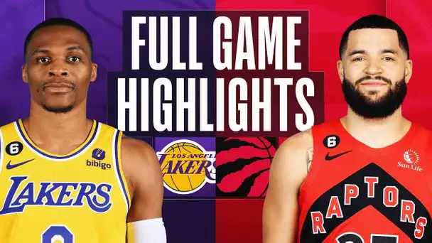 LAKERS at RAPTORS | NBA FULL GAME HIGHLIGHTS | December 7, 2022